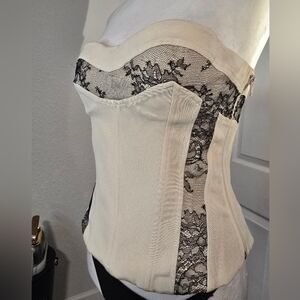 La Perla  Lace Trim Top Corset